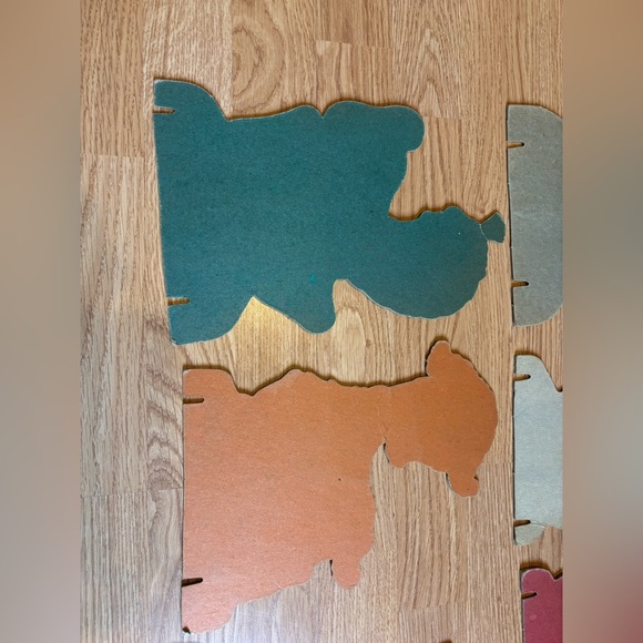 Vintage Animals Pressed Cardboard Wall Decor Lot Of 6 - Picture 11 of 11